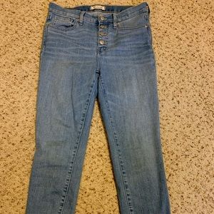 Madewell 9” High-Rise Skinny Crop Jeans 28